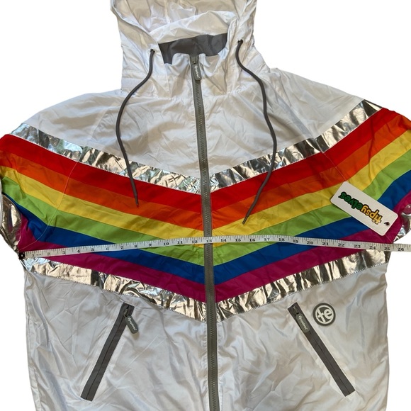 Unisex Tipsy Elves Pro Windbreaker Jacket L NWT - Picture 12 of 16